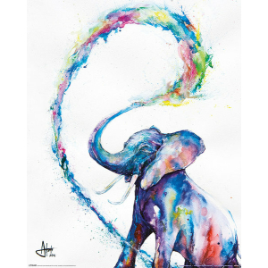 Marc Allante Elephant - Mini Poster (933)