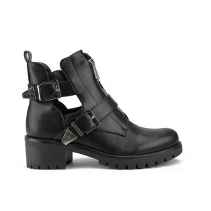 Future Cut Out Boots, Zwart