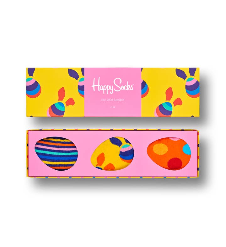 logboek tevredenheid enz Happy Socks Easter Gift Box (3-Pack) kopen? | EXPO